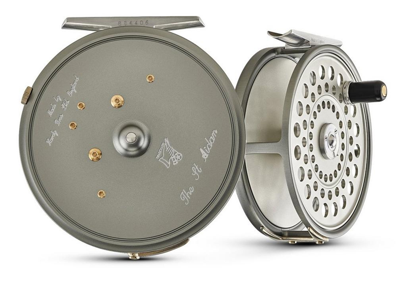 MADE IN ENGLAND – HARDY “THE PERFECT” 4″ SALMON FLY REEL c/w REVOLVING LINE  GUIDE + 2 SPARE SPOOLS – Vintage Fishing Tackle