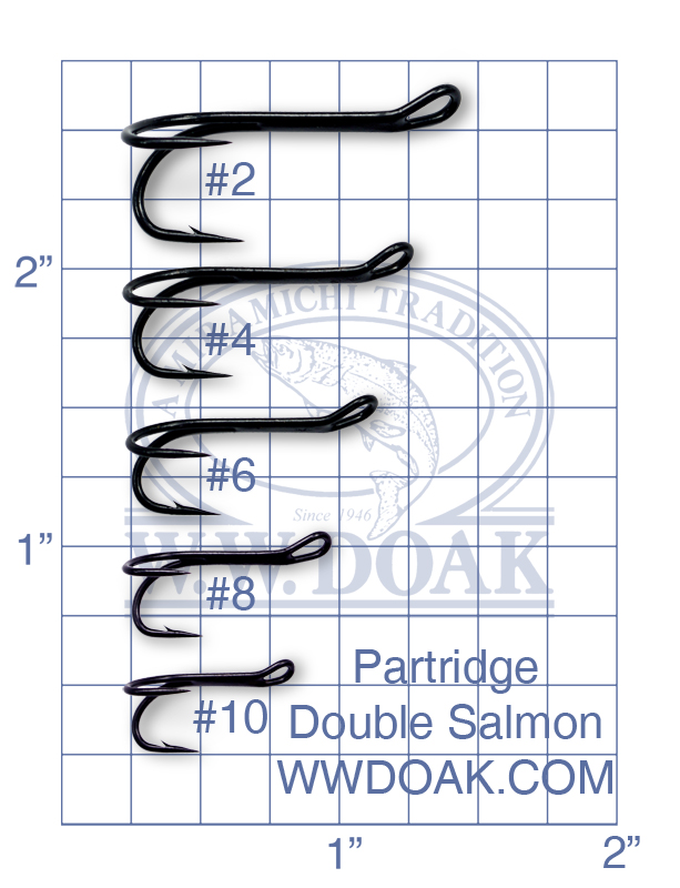 Partridge P Heavy Double Salmon & Steelhead Hooks Size: 4
