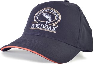 W. W. Doak Cotton Twill Hat<br>Black / Tangerine from W. W. Doak