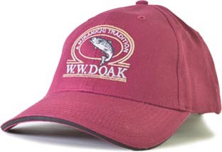 W. W. Doak Cotton Twill Hat<br>Burgundy / Black from W. W. Doak