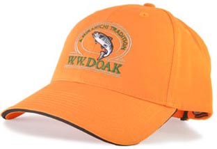 W. W. Doak Cotton Twill Hat<br>Orange / Black from W. W. Doak