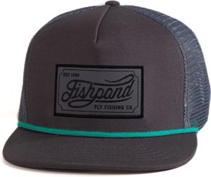 Fishpond Heritage Trucker Hat<br>Slate from W. W. Doak